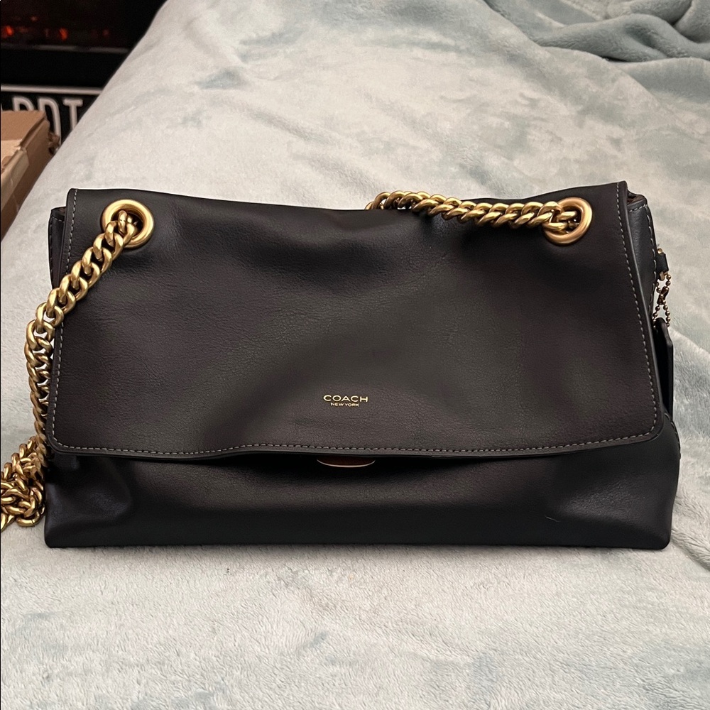 Coach Black Chelsea Shoulder Bag 30
With Chain - Picture 2 of 16